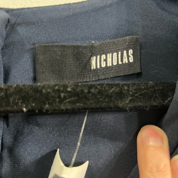 Nicholas Navy Blue Cutout Dress - Picture 6 of 6